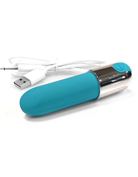 NIXIE Smooch Rechargeable Lipstick Vibrator, Blue Ombre - THES
