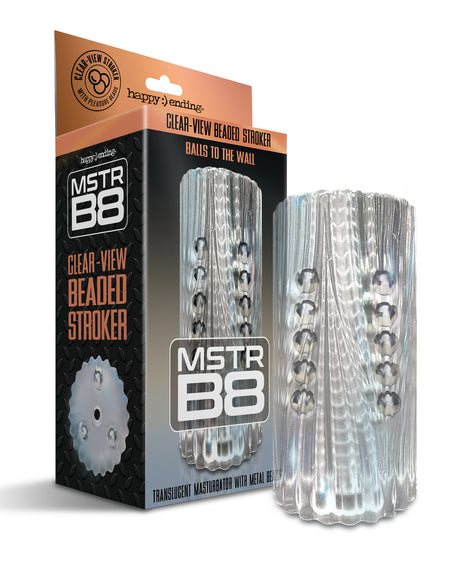 MSTR B8 Clear-View Beaded Stroker Balls to the Wall - THES