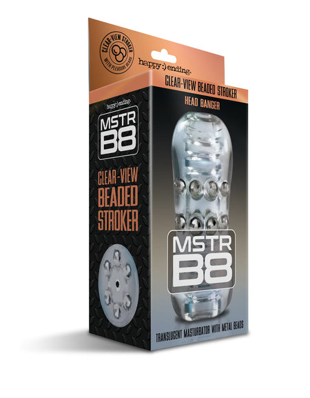 MSTR B8 Clear-View Beaded Stroker Head Banger - THES