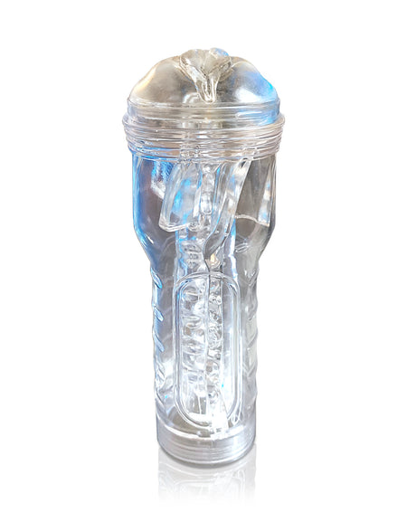 MSTR B8 In the Clear Pussy Stroker, Squeeze Box Canister - THES