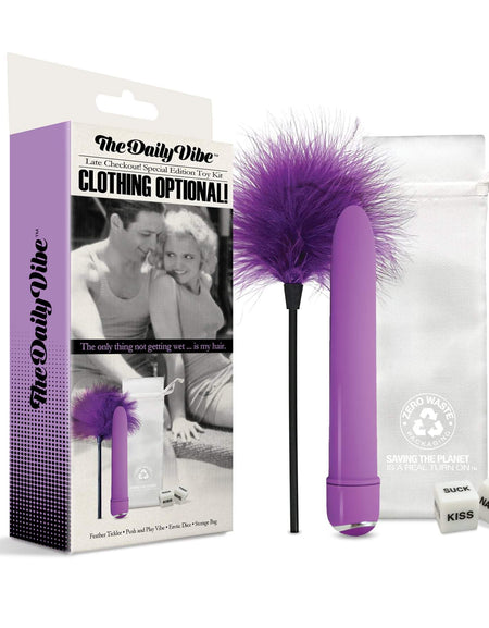 The Daily Vibe Special Edition Kit, Clothing Optional w/storage bag - The Happy Ending Shop
