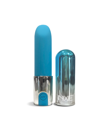 NIXIE Smooch Rechargeable Lipstick Vibrator, Blue Ombre - THES
