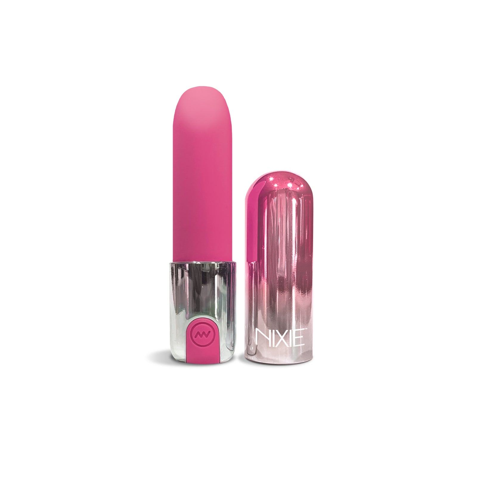 NIXIE Smooch Rechargeable Lipstick Vibrator, Pink Ombre - THES
