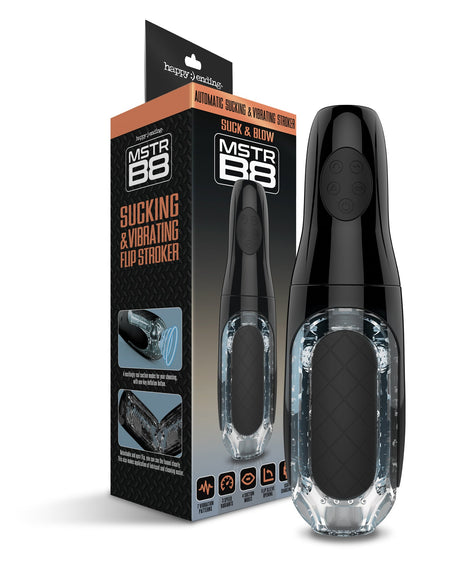 MSTR B8 Suck and Blow Automatic Sucking and Vibrating Flip Stroker - THES
