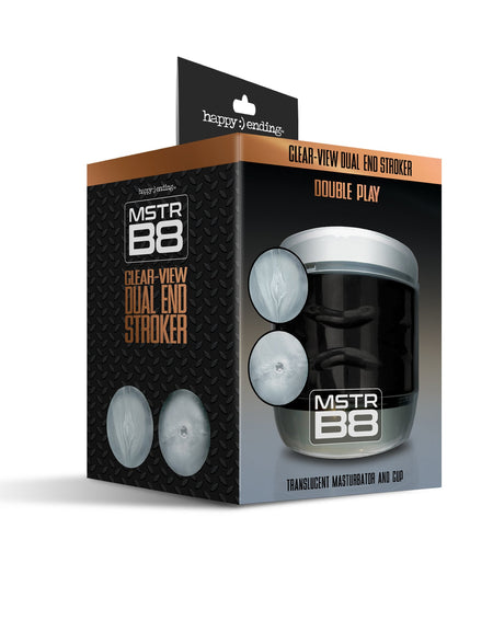 MSTR B8 Clear-View Dual End Stroker, Double Play - THES