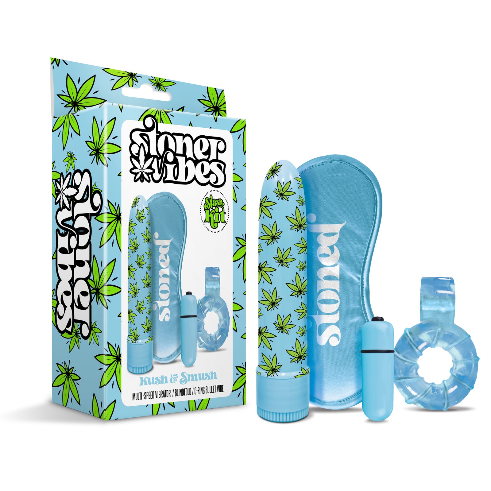 Stoner Vibes Stash Kit, Kush and Smush Sex Toy Kit THES Stoner Vibes Stash Kit, Kush and Smush Sex Toy Kit THES