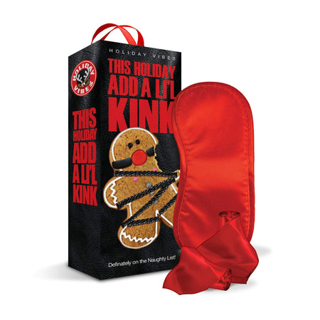 Holiday Vibes Naughty List Gift Add A Li'l Kink, Blindfold, Wrist and Ankle Sashes w/storage bag - The Happy Ending Shop