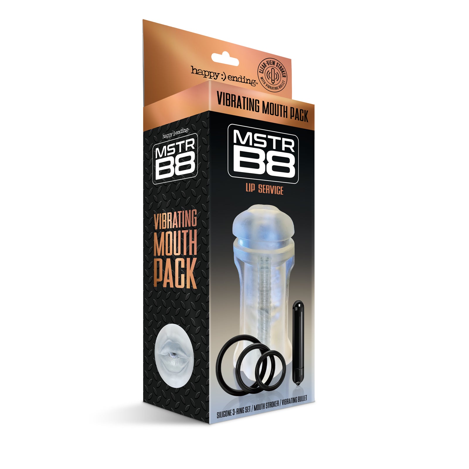 MSTR B8 Vibrating Oral Pack, Lip Service, Five PC Kit - THES