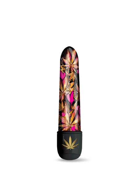 Buzzed 5" Mini Vibe, Ten Function, Pink Kush w/storage bag - THES
